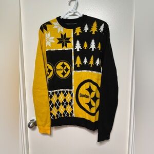 BNWT NFL PITTSBURGH STEELERS UGLY CHRISTMAS SWEATER size S/M